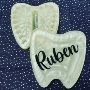 Boîte Souvenir en Résine Époxy pour Dents de Lait