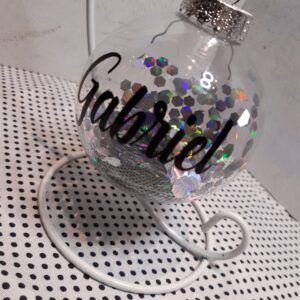 Boule de noël personnalisée